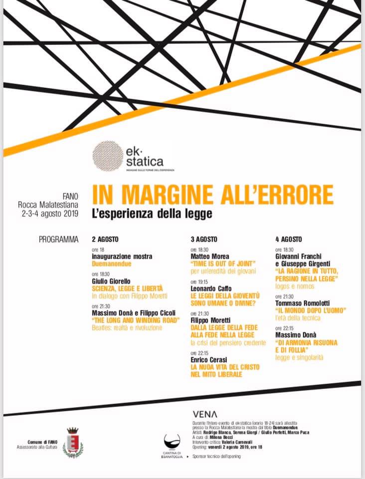 ex-statica 2019 – le leggi della&nbsp;gioventù