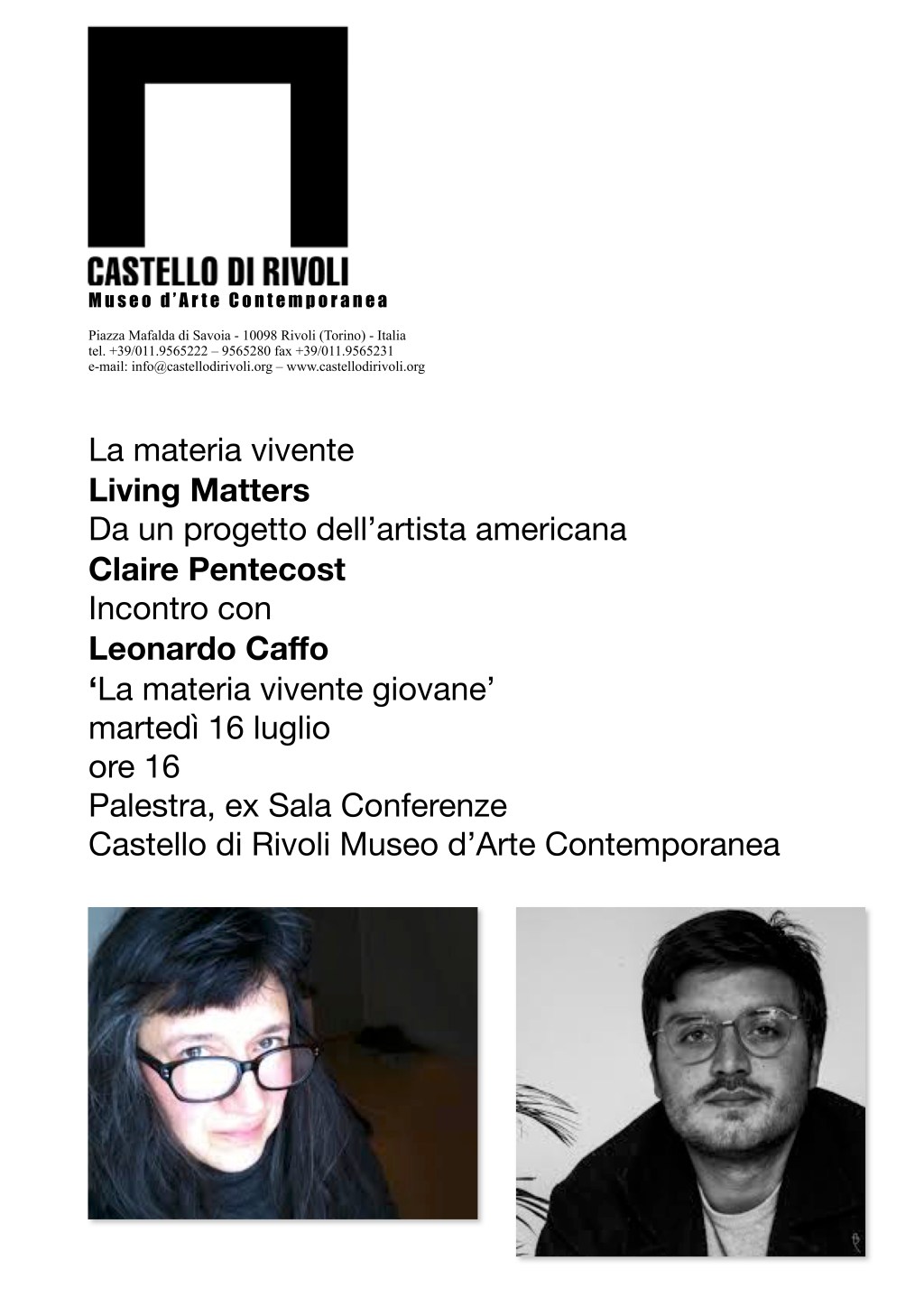 Living matters / La materia vivente Claire Pentecost&nbsp;(RIVOLI)