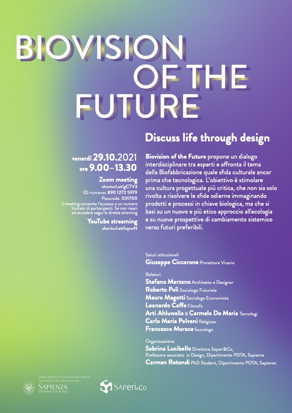 Biovision of the Future | la Sapienza&nbsp;Roma