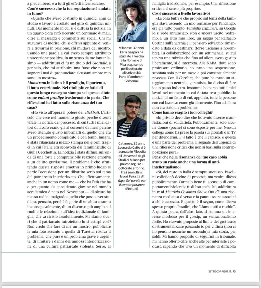 reputazione x corriere della sera