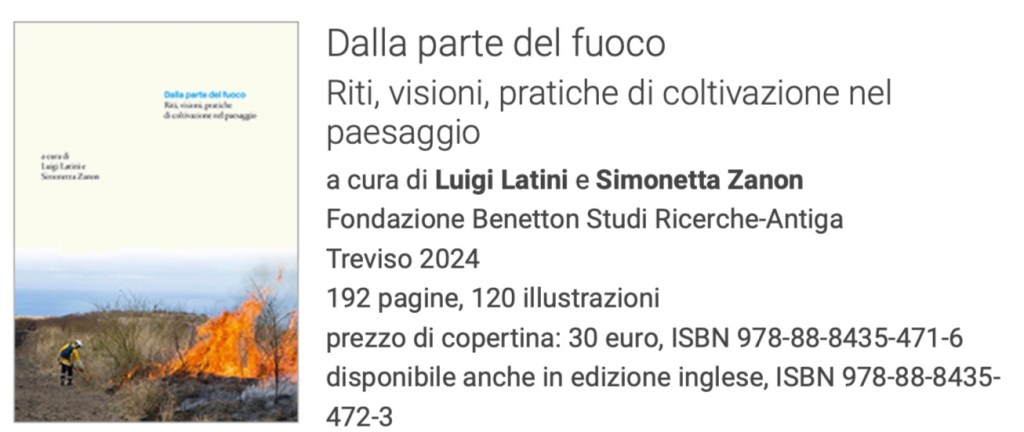 Dalla parte del fuoco (libro) x Fondazione Benetton Studi e&nbsp;Ricerche